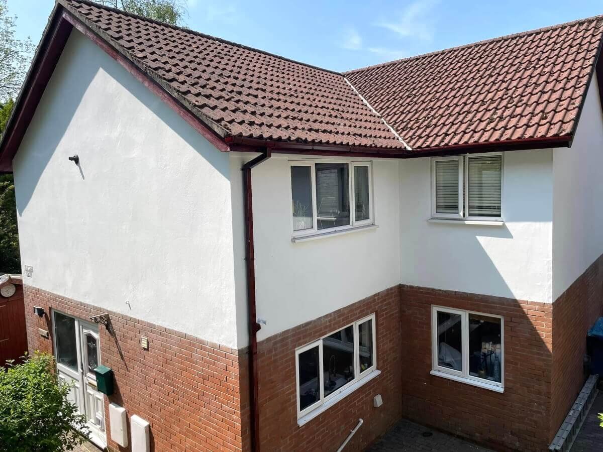 newport-detached-house-exterior-painted-white-orchid-decor newport detached house exterior painted white orchid decor