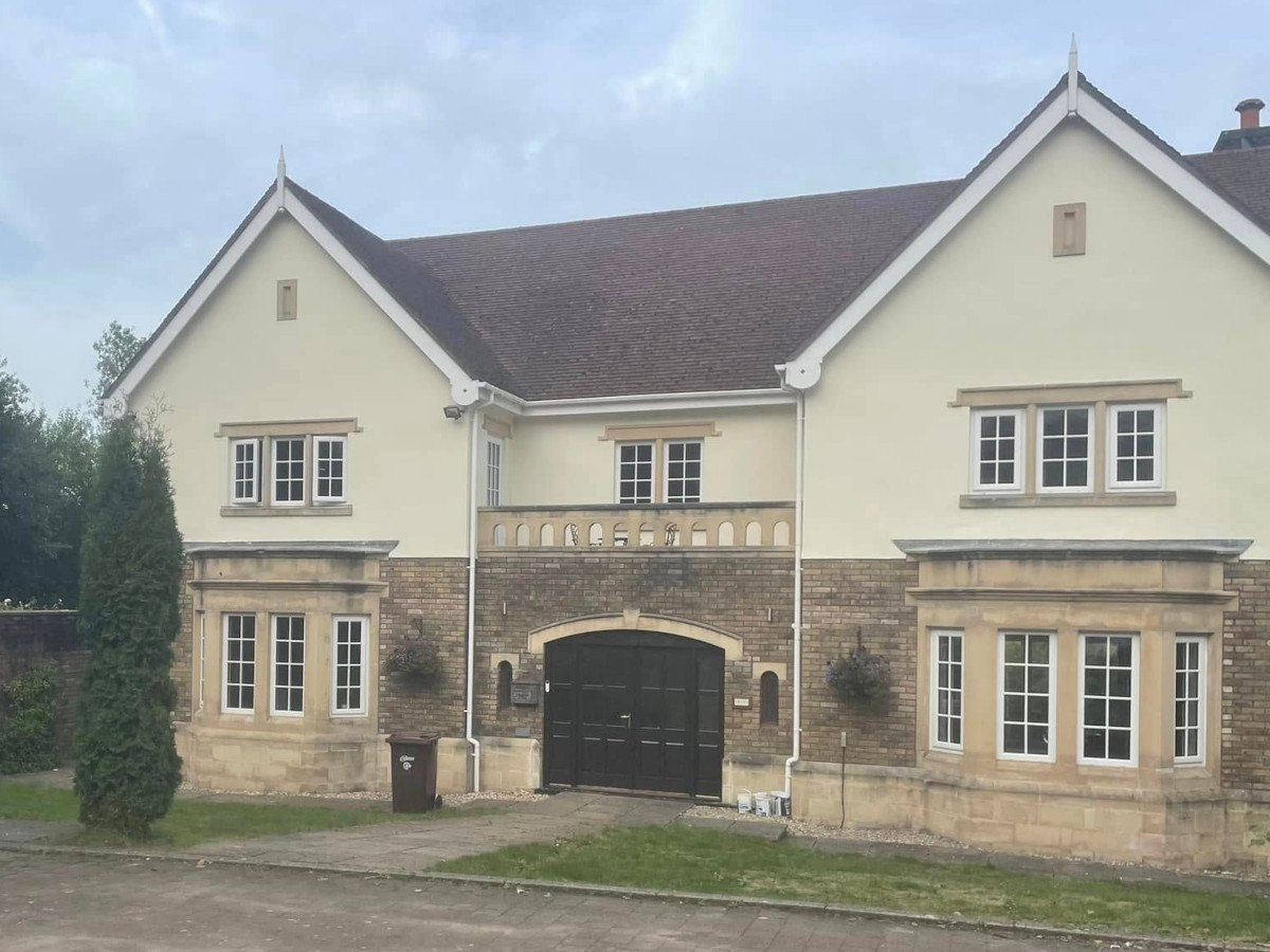 newport-detached-house-walls-outside-painted-orchid-decor newport detached house walls outside painted orchid decor